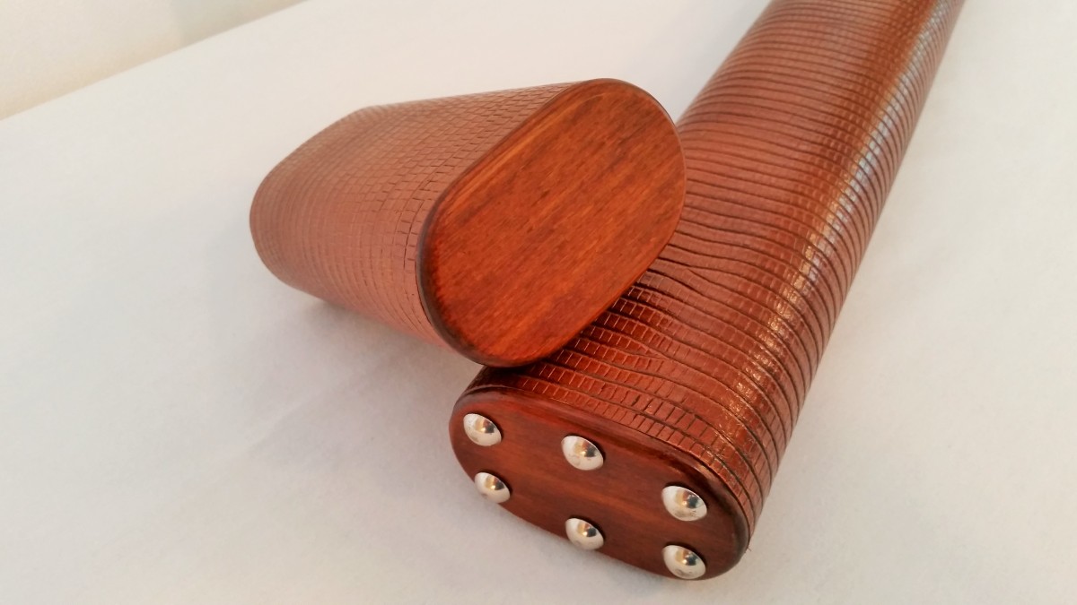 Centennial Pool Cue For Sale 1 X 2 Tan Leather Vintage Mint Condition