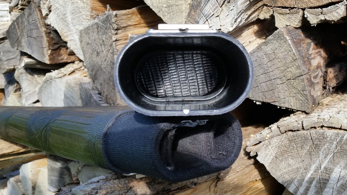 GTF Lizard Print Leather Pool Cue Case For Sale