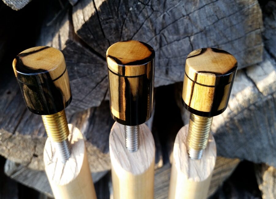 Joint Protectors / Black & White Ebony - Image 9