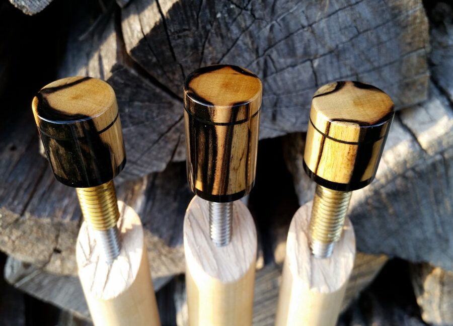 Joint Protectors / Black & White Ebony - Image 11