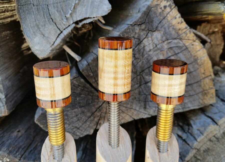 Joint Protectors / Curly Maple & Cocobolo - Image 9