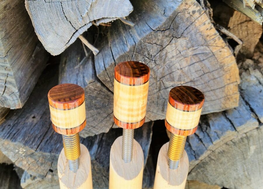 Joint Protectors / Curly Maple & Cocobolo - Image 4