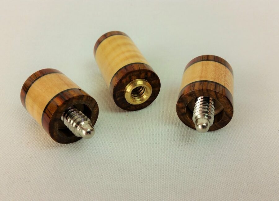 Joint Protectors / Curly Maple & Cocobolo - Image 6