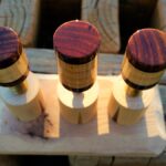 Curly Maple & Cocobolo Joint Protectors For Sale (6)