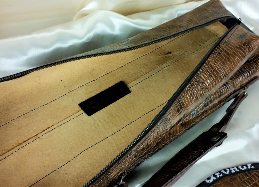 It's George 3x6 Brown Gator Print Leather - Image 6