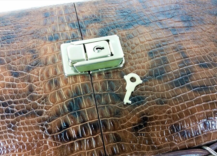It's George 3x6 Brown Gator Print Leather - Image 20