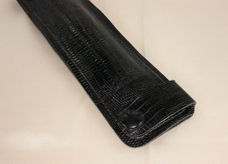 It’s George Black Lizard Print Strap Pad - Image 8