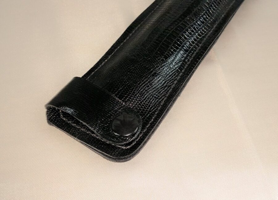 It’s George Black Lizard Print Strap Pad - Image 7