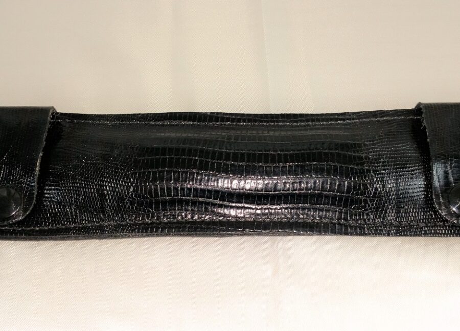 It’s George Black Lizard Print Strap Pad - Image 6